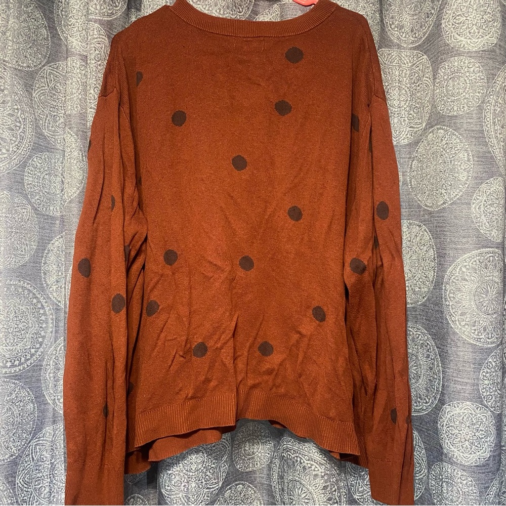 Ava and Viv polka dot sweater